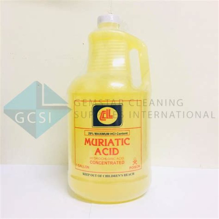 Will muriatic acid eat grout?